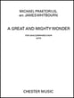 Great and Might Wonder SATB choral sheet music cover